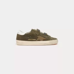 Child Bonpoint Shoes | Star X Golden Goose Low-Top Sneakers Dark Khaki