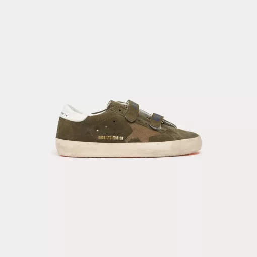 Child Bonpoint Shoes | Star X Golden Goose Low-Top Sneakers Dark Khaki