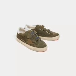 Child Bonpoint Shoes | Star X Golden Goose Low-Top Sneakers Dark Khaki