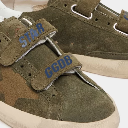 Child Bonpoint Shoes | Star X Golden Goose Low-Top Sneakers Dark Khaki