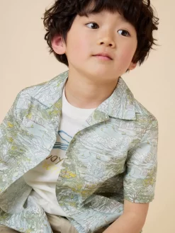 Child Bonpoint Tops | Steve Shirt Lichen Green