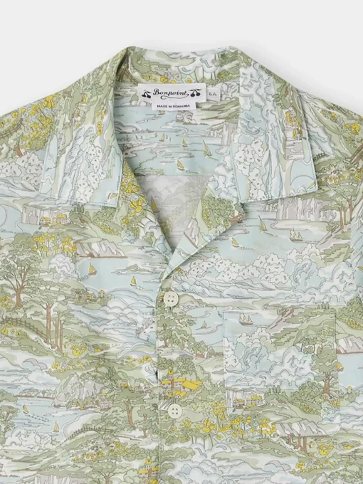 Child Bonpoint Tops | Steve Shirt Lichen Green