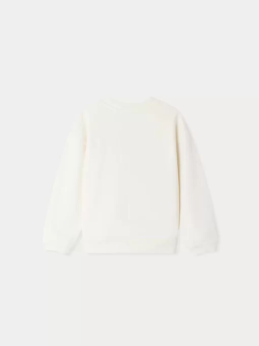 Child Bonpoint Sweatshirts | Sweat Fleurette Upb Ivoire