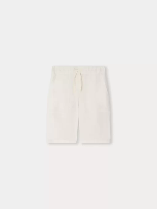 Child Bonpoint Bottoms | Syl Bermuda Shorts Milk White