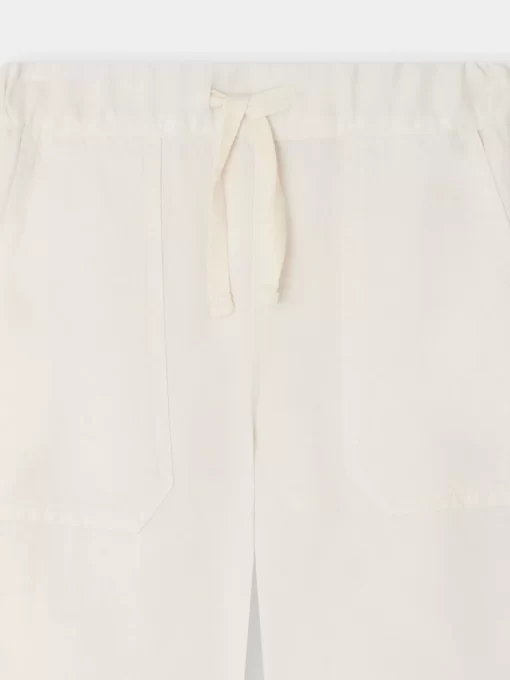 Child Bonpoint Bottoms | Syl Bermuda Shorts Milk White