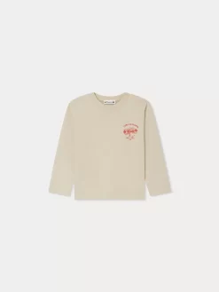 Child Bonpoint Tops | Tadda Long-Sleeved T-Shirt Verdigris