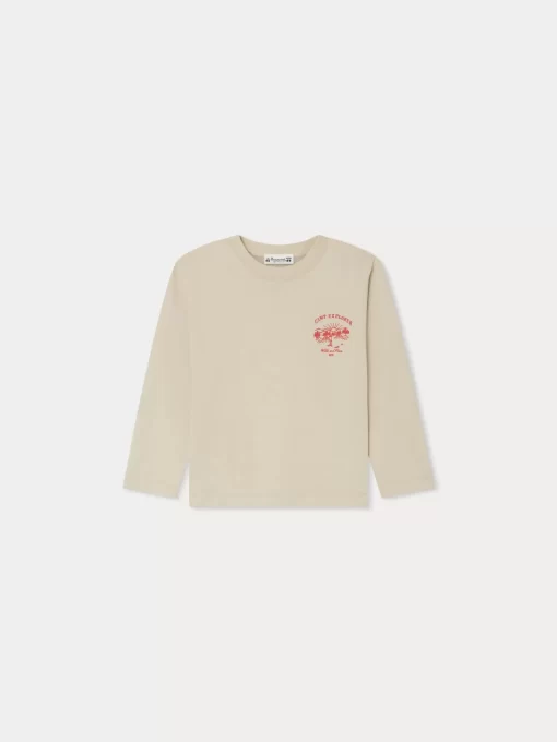 Child Bonpoint Tops | Tadda Long-Sleeved T-Shirt Verdigris