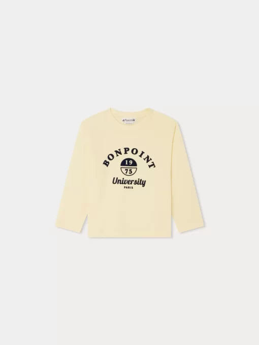 Child Bonpoint Tops | Tadda Long-Sleeved T-Shirt Yellow
