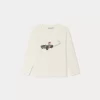 Child Bonpoint Tops | Tadda T-Shirt Milk White