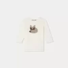 Newborn & Baby Bonpoint Tops | Tahsin Long-Sleeved T-Shirt White Milk