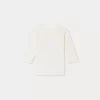 Newborn & Baby Bonpoint Tops | Tahsin Long-Sleeved T-Shirt White Milk