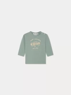 Newborn & Baby Bonpoint Tops | Tahsin T-Shirt Verdigris