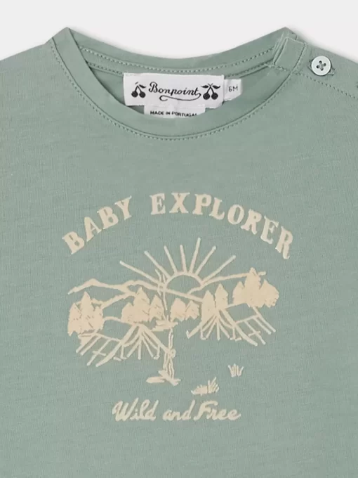 Newborn & Baby Bonpoint Tops | Tahsin T-Shirt Verdigris