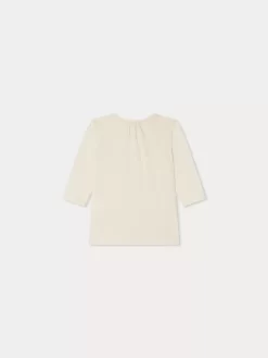 Newborn & Baby Bonpoint Tops | Tahsina Long-Sleeved T-Shirt Alabaster White