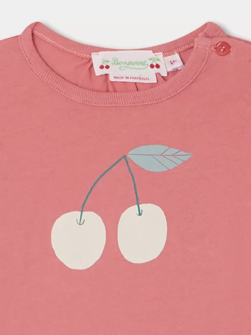 Newborn & Baby Bonpoint Tops | Tahsina T-Shirt Strawberry