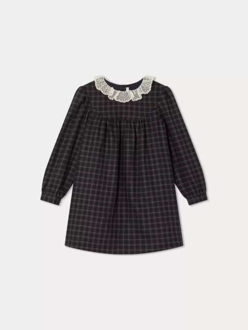 Child Bonpoint Dresses | Tamiko Dress Slate Grey