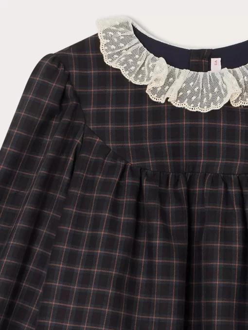 Child Bonpoint Dresses | Tamiko Dress Slate Grey