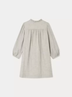 Child Bonpoint Dresses | Tamsin Smocked Dress Heathered Gray