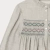 Child Bonpoint Dresses | Tamsin Smocked Dress Heathered Gray