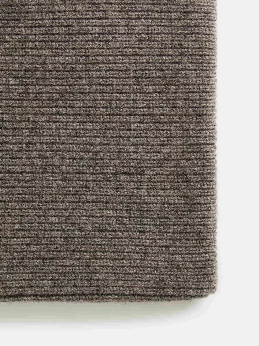 Child Bonpoint Accessories | Tatodine Ribbed Snood Brown