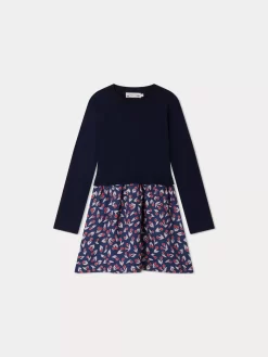 Child Bonpoint Dresses | Tayra Dress Navy
