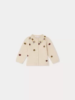Newborn & Baby Bonpoint Sweaters And Cardigans | Telnie Cardigan Vanilla