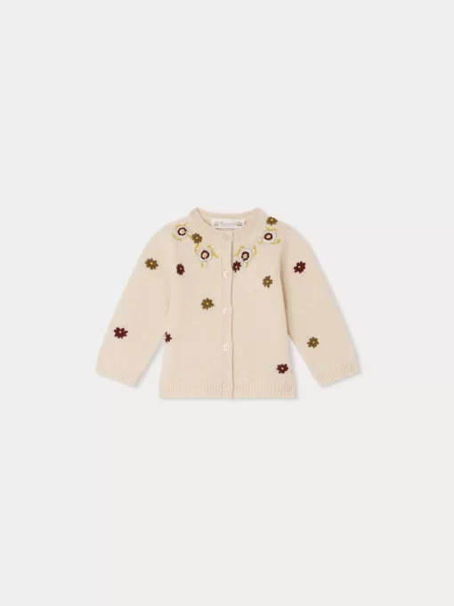 Newborn & Baby Bonpoint Sweaters And Cardigans | Telnie Cardigan Vanilla
