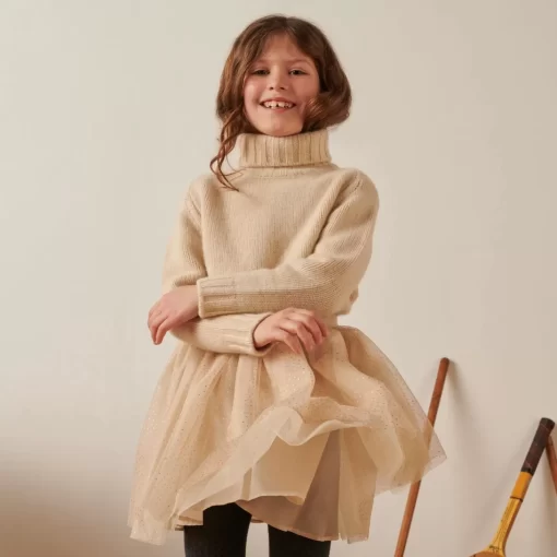Child Bonpoint Cardigans And Sweaters | Temperence Sweater Natural