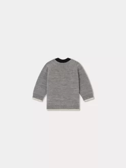 Newborn & Baby Bonpoint Sweaters And Cardigans | Teotim Cardigan Medium Heathered Gray