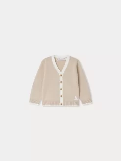 Newborn & Baby Bonpoint Sweaters And Cardigans | Teotim Cardigan Sand Stripes