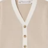 Newborn & Baby Bonpoint Sweaters And Cardigans | Teotim Cardigan Sand Stripes