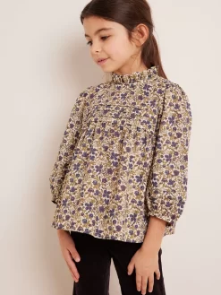 Child Bonpoint Tops | Tess Blouse Beige