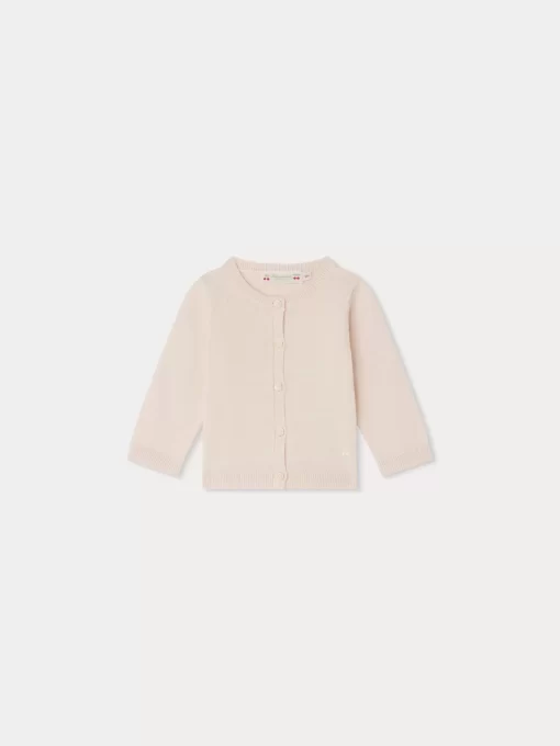 Newborn & Baby Bonpoint Sweaters And Cardigans | Teyana Cardigan Powdered Rose
