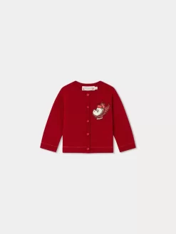 Newborn & Baby Bonpoint Sweaters And Cardigans | Teyana Cardigan Ruby