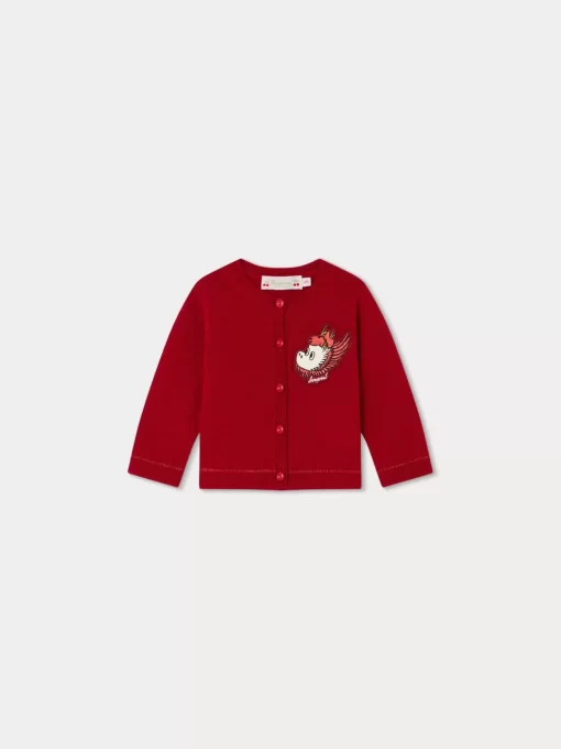 Newborn & Baby Bonpoint Sweaters And Cardigans | Teyana Cardigan Ruby