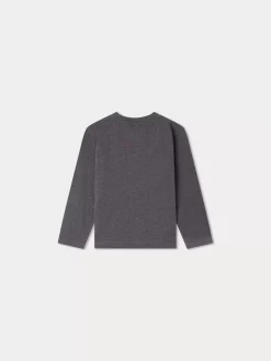 Child Bonpoint Tops | Theia T-Shirt Dark Mottled Grey