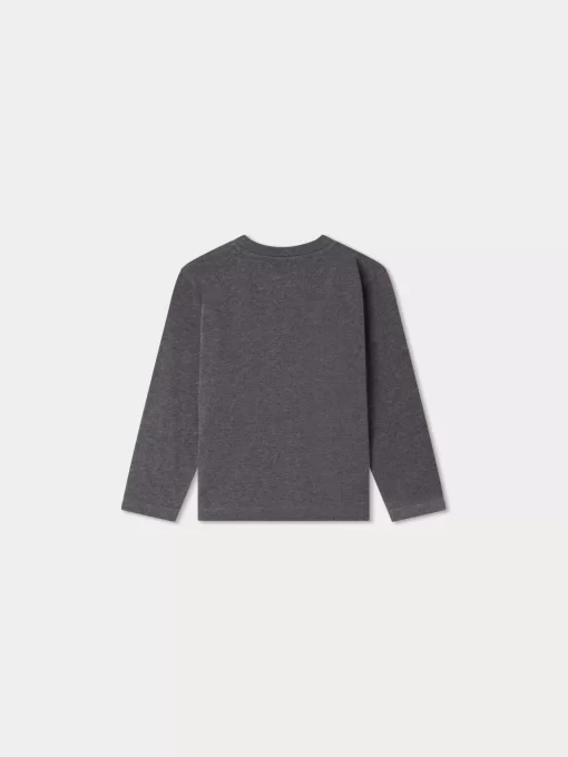 Child Bonpoint Tops | Theia T-Shirt Dark Mottled Grey