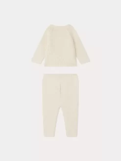 Newborn & Baby Bonpoint Sets And Jumpsuits | Theva Set Milk White