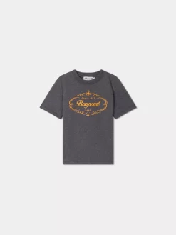 Child Bonpoint Tops | Thibald T-Shirt Dark Mottled Grey
