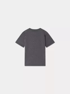 Child Bonpoint Tops | Thibald T-Shirt Dark Mottled Grey