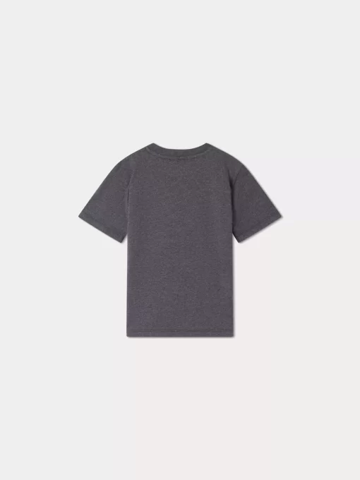 Child Bonpoint Tops | Thibald T-Shirt Dark Mottled Grey