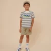Child Bonpoint Tops | Thibald T-Shirt Heathered Gray