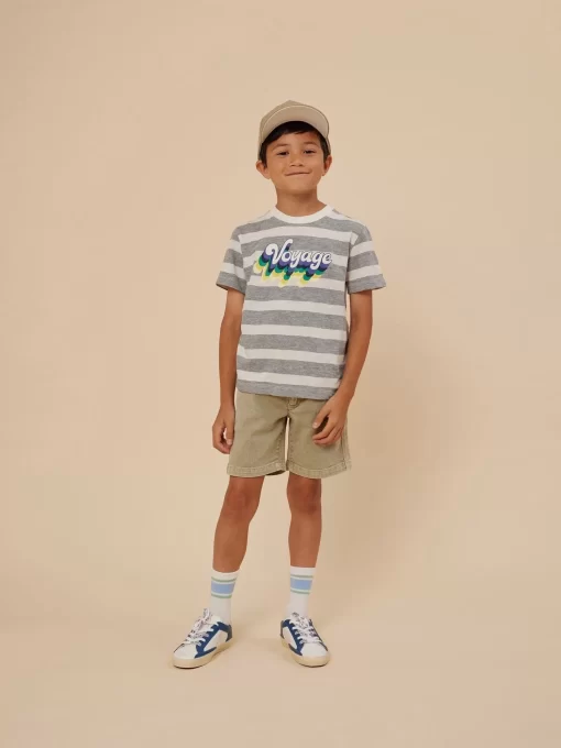 Child Bonpoint Tops | Thibald T-Shirt Heathered Gray