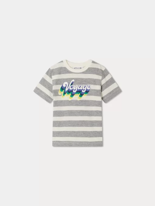 Child Bonpoint Tops | Thibald T-Shirt Heathered Gray