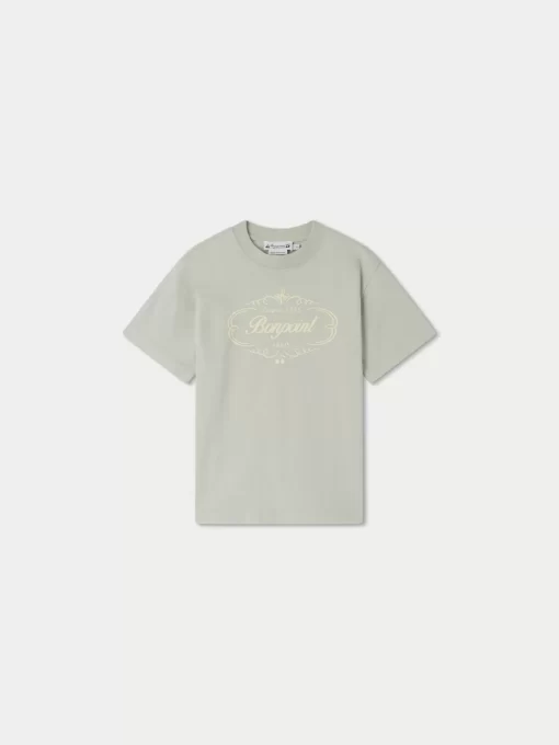 Child Bonpoint Tops | Thibald T-Shirt Lagoon Blue