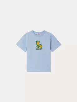 Child Bonpoint Tops | Thibald T-Shirt Sky