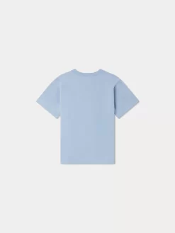 Child Bonpoint Tops | Thibald T-Shirt Sky
