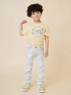 Child Bonpoint Tops | Thibald T-Shirt Vanilla