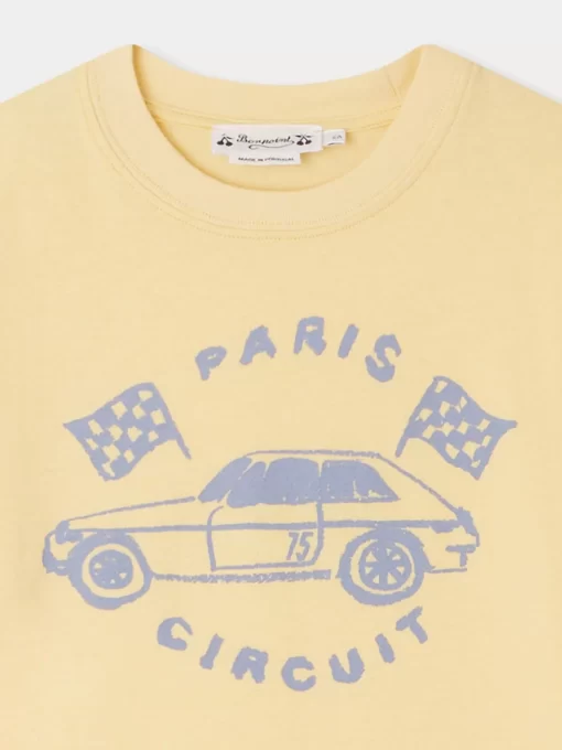 Child Bonpoint Tops | Thibald T-Shirt Vanilla