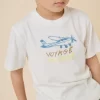 Child Bonpoint Tops | Thibald T-Shirt White Milk
